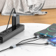 Câble De Charge 3 En 1 USB Vers 8 Pin Type C Micro USB 1 Mètre 2,4 A Nylon Tressé Connexion 8 Pin Data