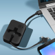 Câble De Charge Et De Données 5 En 1 Télescopique Avec Miroir Support Smartphone Et Embouts Micro USB 8 Pin Type C - www.yoni...