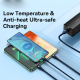 Câble De Charge Rapide 3 En 1 USB 66 W Tressé Nylon 1,2 M Type C 8 Pin Micro USB