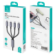 Câble De Charge Rapide Type C 4 En 1 Tressé Avec Connecteur Lightning Puce E Marker Et Alliage D’Aluminium