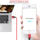 Câble De Charge 3 En 1 Pour iPhone Et Apple Watch Charge 3 Appareils Transfert De Données USB-C Tressé 1 m Noir