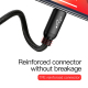 Câble De Charge 3 En 1 3,5 A Tressé 1,2 m Micro USB Lightning USB-C Pour Android Et Apple