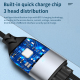 Câble De Charge Rapide 3 En 1 USB Vers USB C 8 Broches Et Micro USB Jusqu’à 66 W