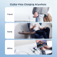 Câble De Charge 3 En 1 USB Pour iWatch Avec Double Connecteur 8 Broches Charge Magnétique 3200 GS Et Recharge Simultanée De 3