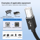 Câble Imprimante USB 3 En 1 Pour Instruments MIDI USB-C Micro USB 8 Pin Vers USB-B 2.0 1 m һәққ