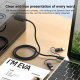 Câble Imprimante USB 3 En 1 Pour Instruments MIDI USB-C Micro USB 8 Pin Vers USB-B 2.0 1 m һәққ