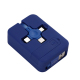 Câble 3 En 1 USB 8 Pin Micro USB USB-C Télescopique 1 m Avec Support Mobile Et Rangement Intégré