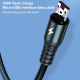 Câble USB 3 En 1 De Charge Rapide Et Transfert De Données 8 Pin USB C Micro USB 5A Tressé Avec Protection Surcharge