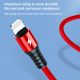 Câble USB 3 En 1 De Charge Rapide Et Transfert De Données 8 Pin USB C Micro USB 5A Tressé Avec Protection Surcharge