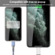 Câble De Charge Rapide 3 En 1 USB Type-C 8 Pin Micro USB 3A 480 Mbps 1,2 m Résistant En TPE