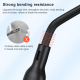 Câble De Charge Rapide Tressé 3 En 1 8 Pin Micro USB USB C 1,2 M 66 W Jusqu’à 5 A