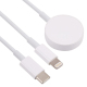Câble Chargeur 3 En 1 USB C Avec 8 Pin USB C Et Charge Magnétique Sans Fil Pour iWatch Trois Appareils Simultanément