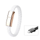 Câble Bracelet USB Vers 8 Pin 3A Charge Rapide Transfert 480Mbps Embout Magnétique 22,5 Cm MultifonctionTHOOK