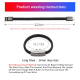 Câble Bracelet USB Vers 8 Pin 3A Charge Rapide Transfert 480Mbps Embout Magnétique 22,5 Cm Multifonction THOOK