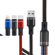 Câble De Charge 3 En 1 40 W 5 A USB 8 Pin USB-C Micro USB 118 cm Compatible Smartphones Et Tablettes - www.yonis-shop.com