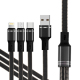 Câble De Charge 3 En 1 40 W 5 A USB 8 Pin USB-C Micro USB 118 cm Compatible Smartphones Et Tablettes - www.yonis-shop.com