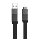 Câble De Charge 4 En 1 USB A USB C Et 8 Pin 60 W Pour Charge Rapide Et Données Tressé 15 Cm