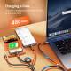 Câble De Charge Multifonction 6 En 1 Pour Smartphones Et Tablettes Charge Rapide 5 A Type-C 8 Pin Micro USB Tressé