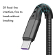 Câble De Charge Rapide 3 En 1 2 Pièces 8 Pin USB-C Micro USB Avec Protection Anti-Surcharge Et Embout Aluminium Anti-Oxydation