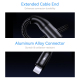 Câble De Charge Et De Transfert De Données 3 En 1 USB Vers 8 Pin Type C Et Micro USB 3 A Tressé