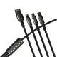 Câble De Charge Et Données 3 En 1 8 Pin USB C Micro USB Charge Simultanée 3.5 A 1.5 M
