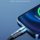 Câble De Charge Rapide Et De Données 3 En 1 USB C 8 Pin Micro USB Pour Trois Appareils À La Fois 120 W 120 cm