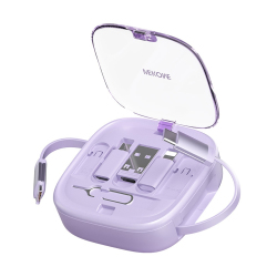 Câble De Données Télescopique USB-C 65 W 1 M Avec Adaptateurs Multiples Et Support Pour Téléphone Portable - www.yonis-shop.com