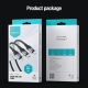 Câble De Charge Rapide 3 En 1 USB Vers 8 Pin Type C Et Micro USB 1 M Sortie Type C 4.4 A Tresse Nylon Renforcée