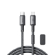 Câble De Charge Rapide Et Données Type C Vers 8 Broches 3A 480Mbps 1,2 M Magnétique En Nylon Tressé - www.yonis-shop.com