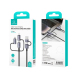 Câble De Charge Rapide 6 En 1 240 W Tressé 1,2 m USB Type-C 8 Pin Micro USB Transfert 480 Mbps