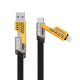 Câble De Charge Et Transfert 4 En 1 USB Type C Vers 8 Pin Et Type C 65 W 1 M Tressé En Nylon Pour Apple Et Android