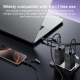 Câble De Charge Et De Données 4 En 1 60 W USB Type C Et 8 Pin Tressé 120 Cm 480 Mbps