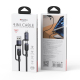 Câble De Charge Et De Données 4 En 1 60 W USB Type C Et 8 Pin Tressé 120 Cm 480 Mbps