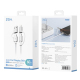 Câble De Charge Rapide Et De Données 4 En 1 USB Et Type-C Vers 8 Pin Et Type-C PD 60 W Tressé Nylon 1,2 M
