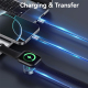 Câble De Charge 3 En 1 72 W Pour Trois Appareils Avec Charge Magnétique Apple Watch Et LED Colorée