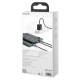 Câble De Charge Rapide USB C 3 En 1 20 W Vers 8 Pin Micro USB Et USB C Tressé 1 5 M Données 480 Mbps