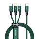 Câble De Charge Rapide USB C 3 En 1 20 W Vers 8 Pin Micro USB Et USB C Tressé 1 5 M Données 480 Mbps - www.yonis-shop.com