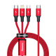 Câble De Charge Rapide USB C 3 En 1 20 W Vers 8 Pin Micro USB Et USB C Tressé 1 5 M Données 480 Mbps - www.yonis-shop.com
