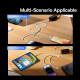 Câble USB 3 En 1 Pour Charge Simultanée 8 Pin Type-C Micro USB 3.5A 1.2M Tressé Nylon
