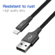 Câble De Charge 4 En 1 Double Lightning USB C Micro USB 3.5 A Tressé 1.2 M Pour iPhone