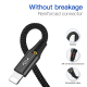Câble De Charge 4 En 1 Double Lightning USB C Micro USB 3.5 A Tressé 1.2 M Pour iPhone