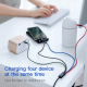 Câble De Charge 4 En 1 Double Lightning USB C Micro USB 3.5 A Tressé 1.2 M Pour iPhone