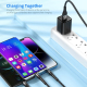 Câble De Charge 6 En 1 Avec Connecteurs USB-C 8 Broches Et Micro-USB Charge Rapide 5A Tressé