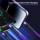 Câble De Charge 6 En 1 Avec Connecteurs USB-C 8 Broches Et Micro-USB Charge Rapide 5A Tressé