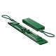 Câble De Charge 3 En 1 Micro USB USB C 8 Broches Avec Puce De Sécurité Gaine Tressée En Nylon Et Embouts Magnétiques 50 Cm