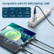 Câble De Charge Rapide 3 En 1 USB Type C Vers Type C 8 Pin Micro USB Jusqu’à 100 W 2 M PD QC