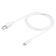 Câble MIDI Pour Piano Électronique Compatible iPhone Et iPad Plug And Play USB Type B Mâle 1 m Blanc - www.yonis-shop.com
