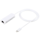 Adaptateur Réseau Ethernet 8 Pin Vers RJ45 Pour iPhone Et iPad 10 100 Mbps Plug And Play 1 m Blanc