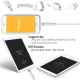 Adaptateur Réseau Ethernet 8 Pin Vers RJ45 Pour iPhone Et iPad 10 100 Mbps Plug And Play 1 m Blanc