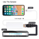 Adaptateur Réseau Ethernet 8 Pin Vers RJ45 Pour iPhone Et iPad 10 100 Mbps Plug And Play 1 m Blanc